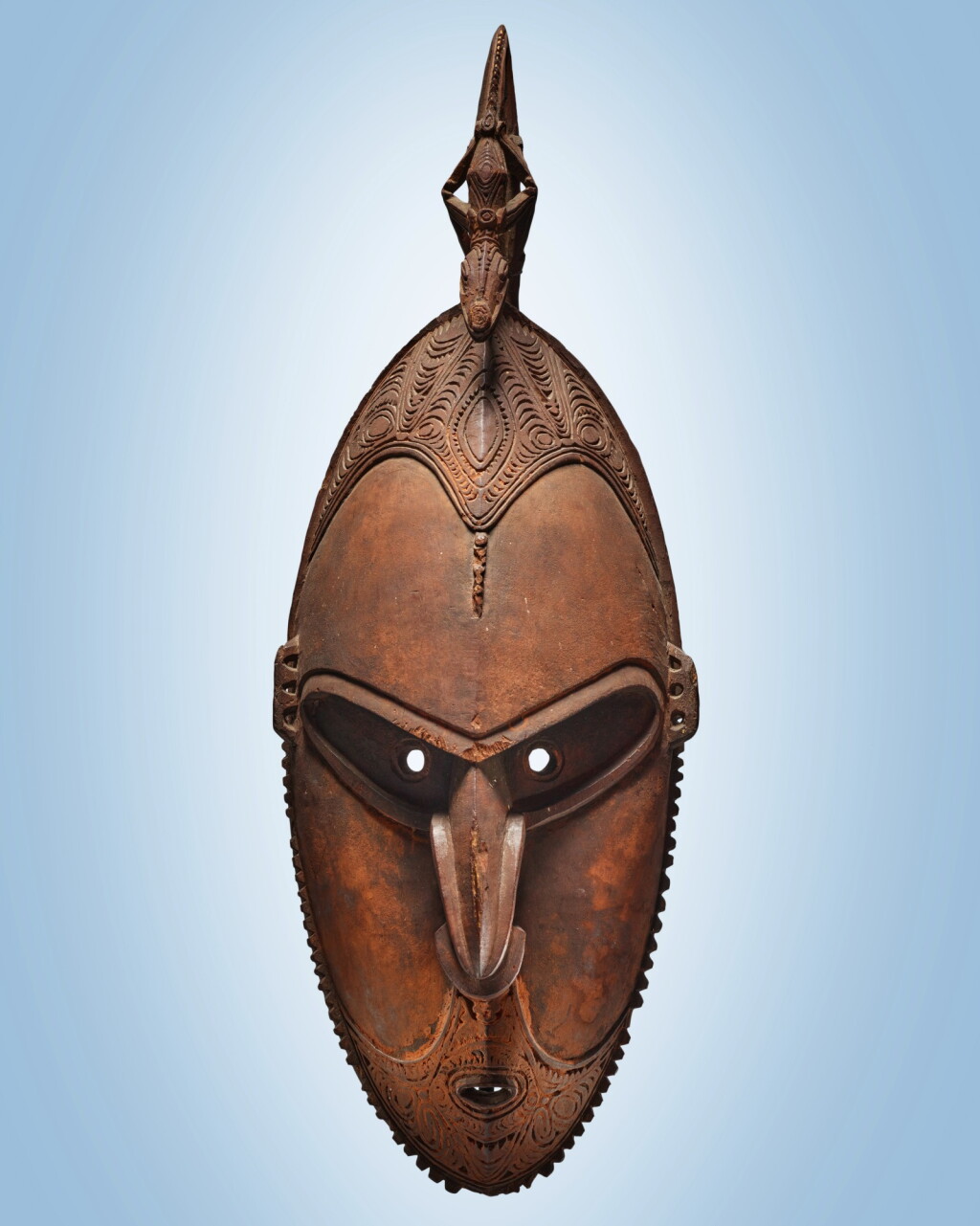 View full screen - View 1 of Lot 28. Spirit Mask, Murik Lakes, Coastal Sepik River, East Sepik Province, Papua New Guinea.