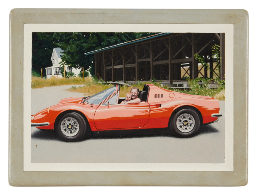 View full screen - View 1 of Lot 1388. Untitled (Ron Kleemann in a Ferrari).