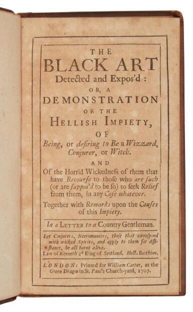 View full screen - View 1 of Lot 622. (Witchcraft and Demonology) | All hell breaking loose.