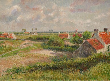 View full screen - View 1 of Lot 47. Vue de Zevekote, Knokke.