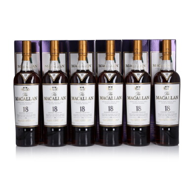 View full screen - View 1 of Lot 1021. The Macallan 18 Year Old 43.0 abv 1996 (6 bt 75cl).