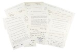 A. Bush. Series of 35 letters signed to the organist Robert Crowley, 1987-1995