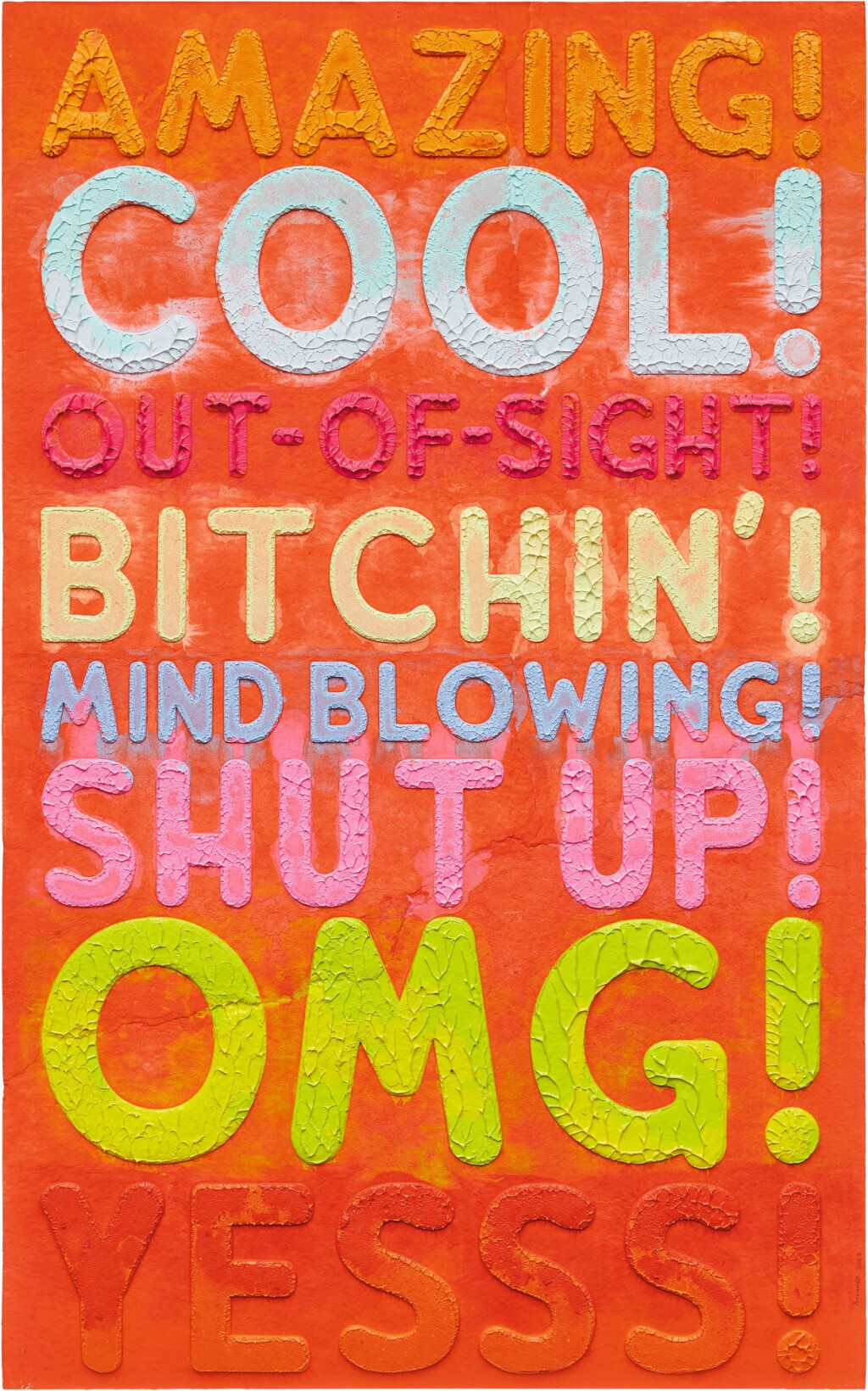 View full screen - View 1 of Lot 27. MEL BOCHNER | AMAZING.