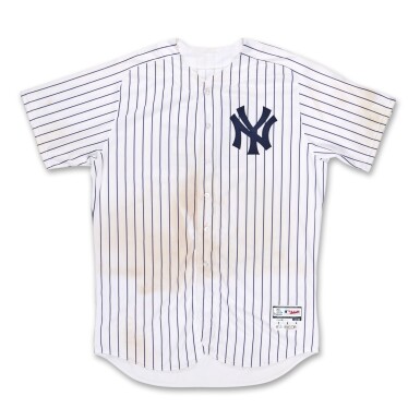 View full screen - View 1 of Lot 1. Aaron Judge ‘Rookie Debut’ New York Yankees 2016 Game Worn Jersey | 1st Career Home Run.