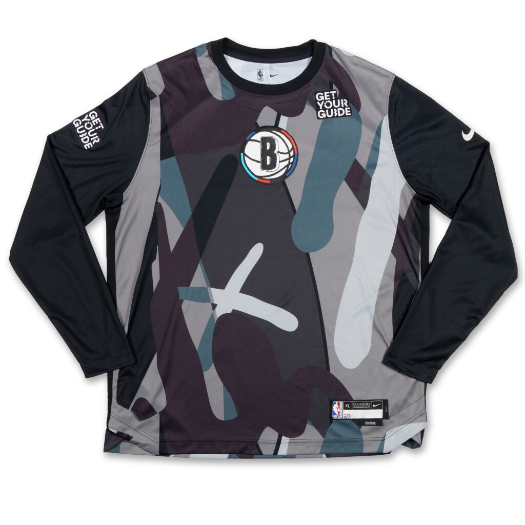 View full screen - View 1 of Lot 233. Day'ron Sharpe Brooklyn Nets 2024-2025 City Edition Warmup Set | Probable Wear.