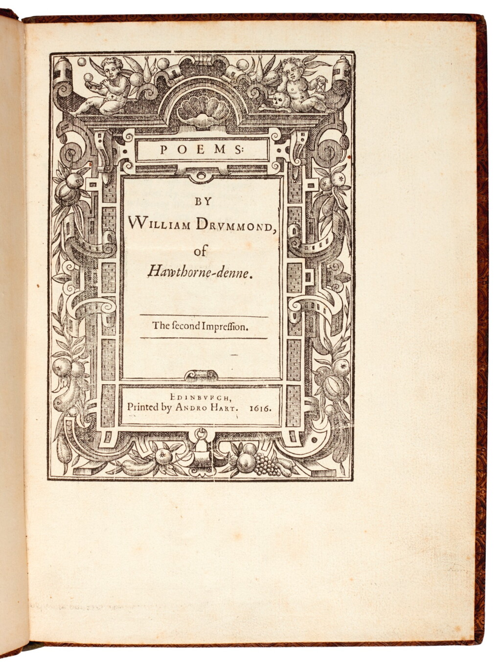 View full screen - View 1 of Lot 46. DRUMMOND | Poems, 1616.