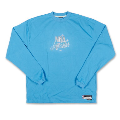 View full screen - View 1 of Lot 25. Victor Wembanyama 2026 'NBA All-Star Game' Worn Warmup Top.