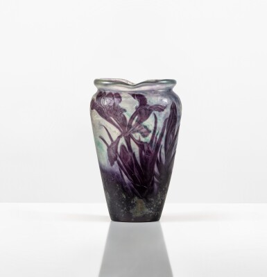 View full screen - View 1 of Lot 99. Iris vase, circa 1900.