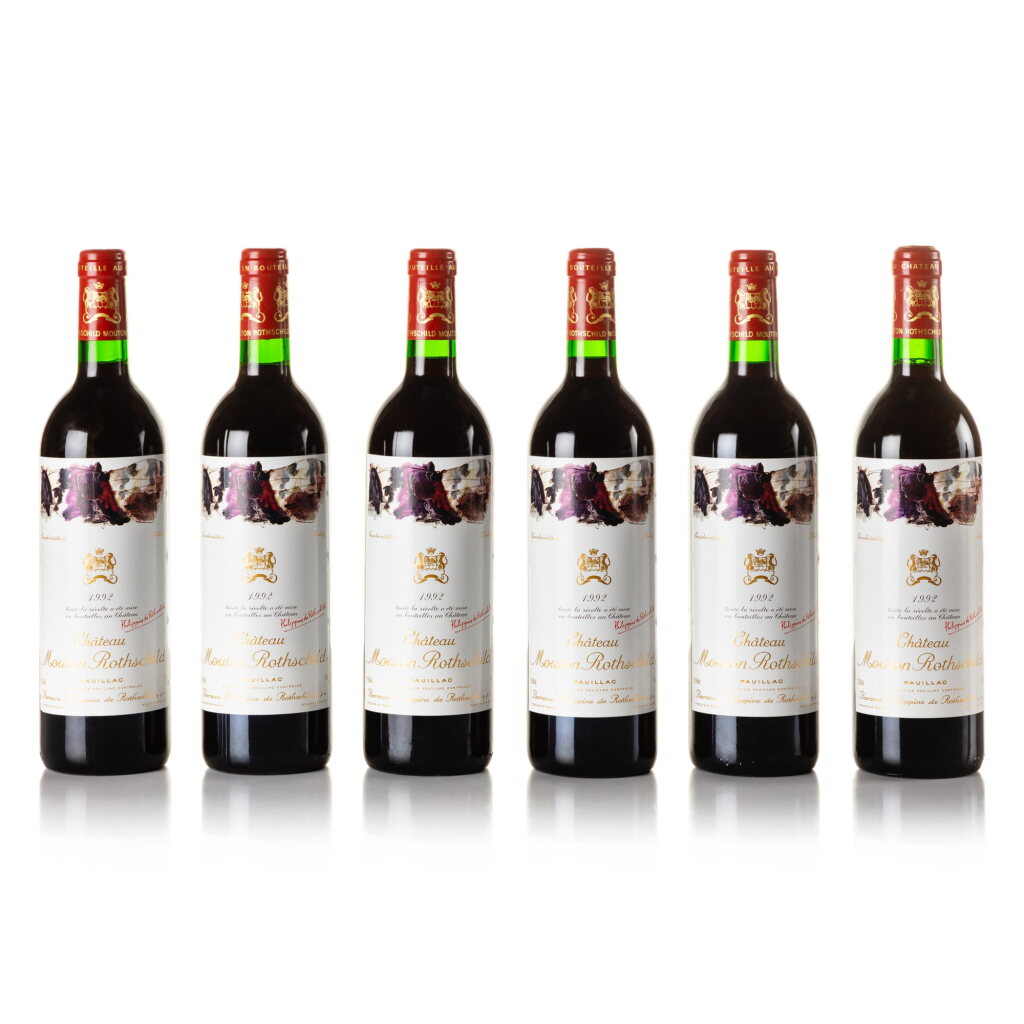 View full screen - View 1 of Lot 336. Château Mouton Rothschild 1992 (12 BT).