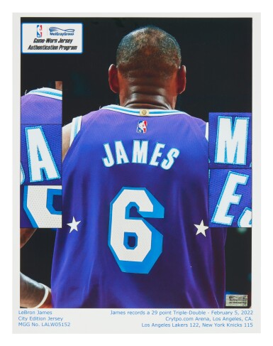 One of a kind LeBron James Lakers jersey hits auction block (Video) New York Pos One of a kind LeBron James Lakers jersey hits auction block (Video) New York Pos