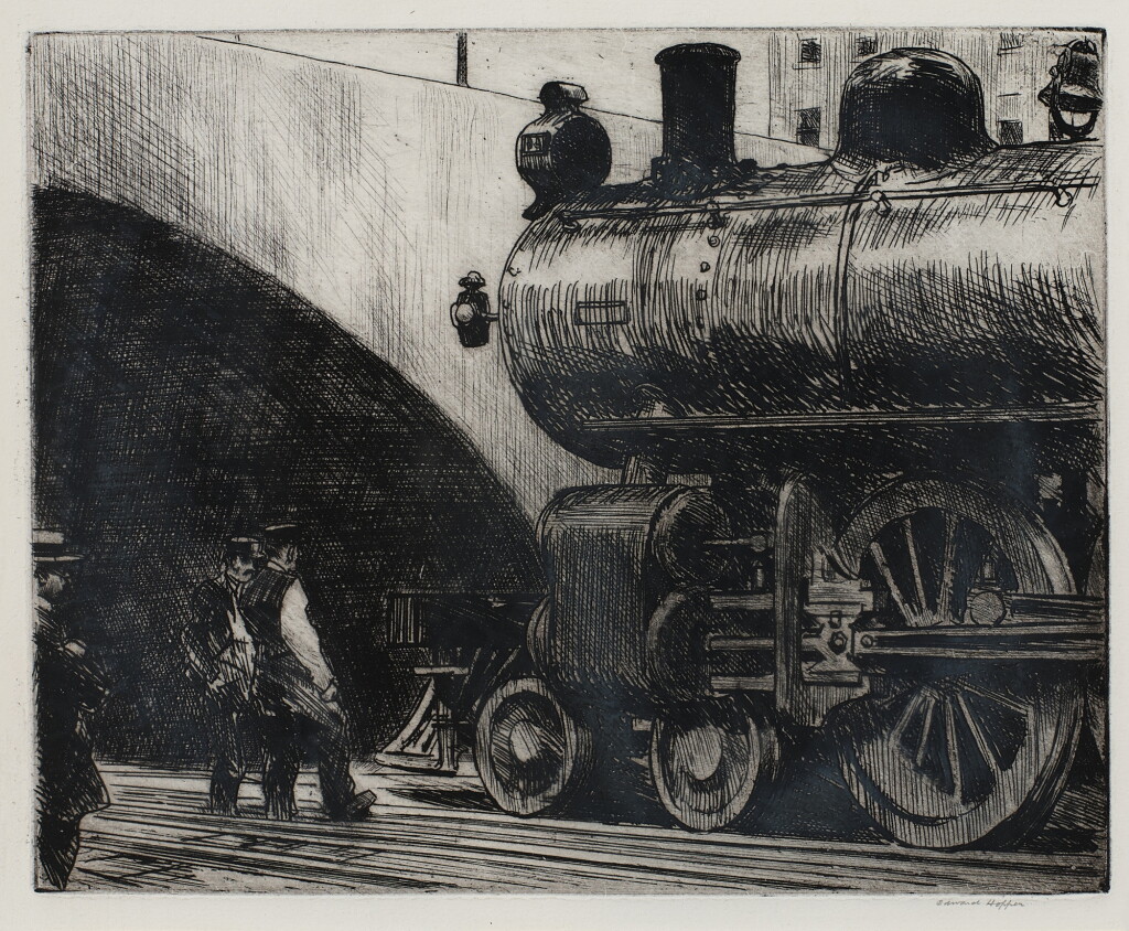 View full screen - View 1 of Lot 14. The Locomotive (Levin 100; Zigrosser 17).