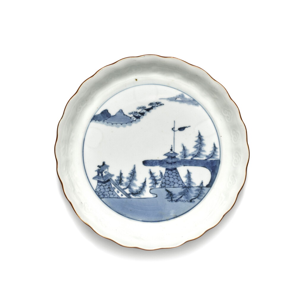 View full screen - View 1 of Lot 206. A Japanese Arita blue and white dish, 18th century.