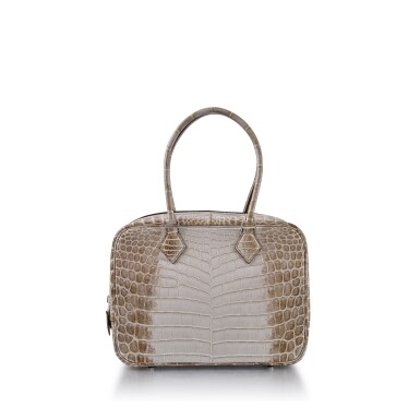 View full screen - View 1 of Lot 1023. Gris Cendre Himalaya Matte Crocodile Niloticus Plume 28 Palladium Hardware, 2017 .