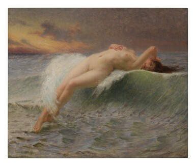 View full screen - View 1 of Lot 20. GUILLAUME SEIGNAC | LA VAGUE.