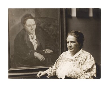 View full screen - View 1 of Lot 769. Gertrude Stein and Portrait of Herself by Picasso.