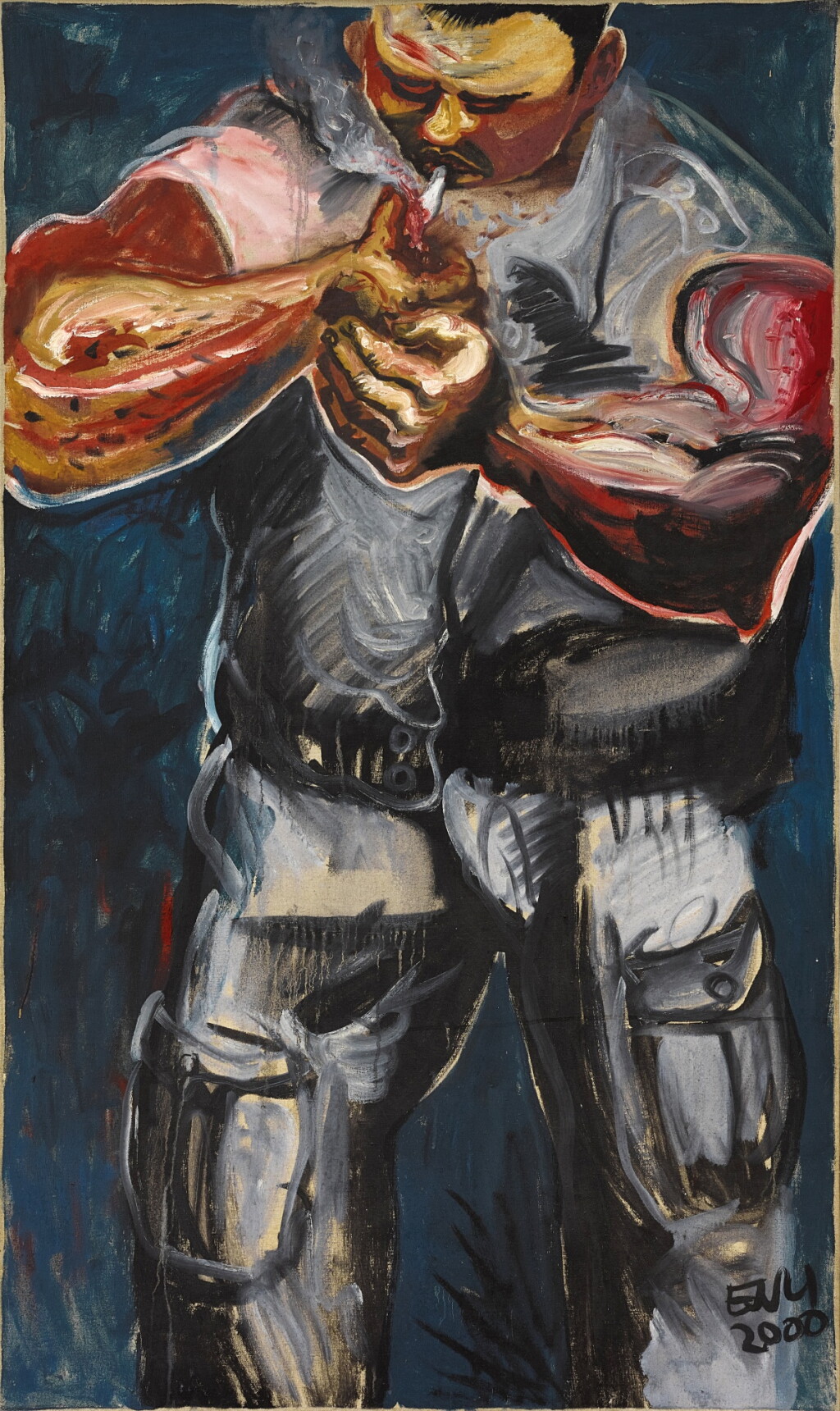View full screen - View 1 of Lot 36. Zhang Enli 張恩利 | Smoker (2) 吸煙者(2).