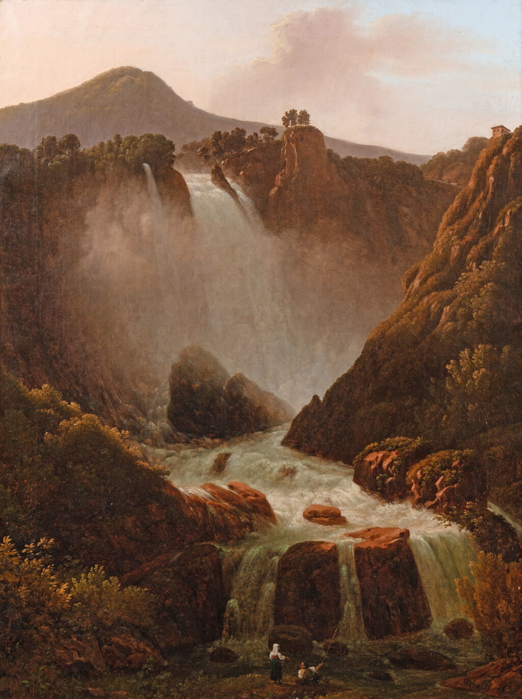 View full screen - View 1 of Lot 114. Marmore Falls | Les cascades de Marmore.