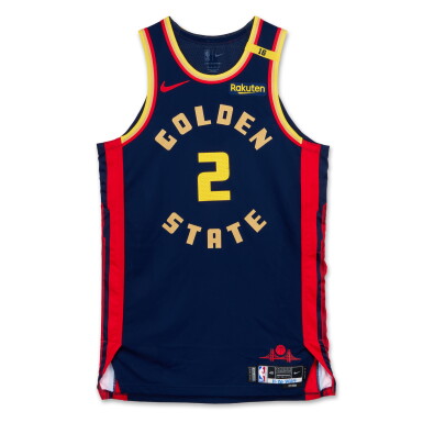 View full screen - View 1 of Lot 66. Brandin Podziemski Golden State Warriors 2024-2025 Game Worn City Edition Jersey .