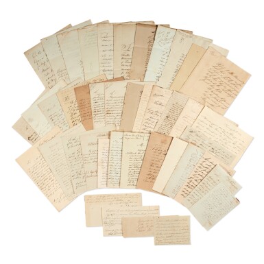 View full screen - View 1 of Lot 320. Slavery in South Africa | A collection of letters and documents, c. 1816-1836.
