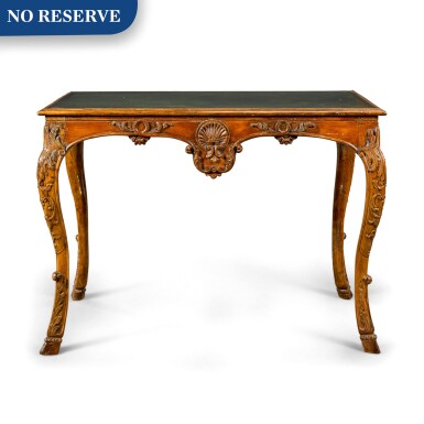View full screen - View 1 of Lot 55. A Régence carved walnut centre table, circa 1730.