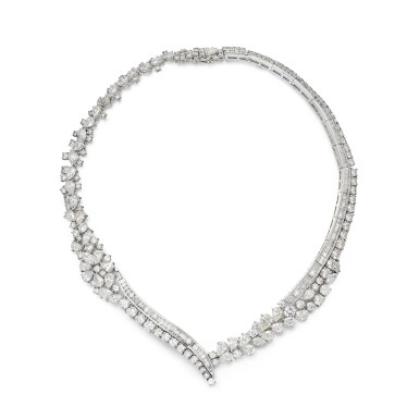 View full screen - View 1 of Lot 2810. Diamond Necklace | 鑽石項鏈.