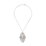 Broche-pendentif diamants | Diamond brooch/pendant