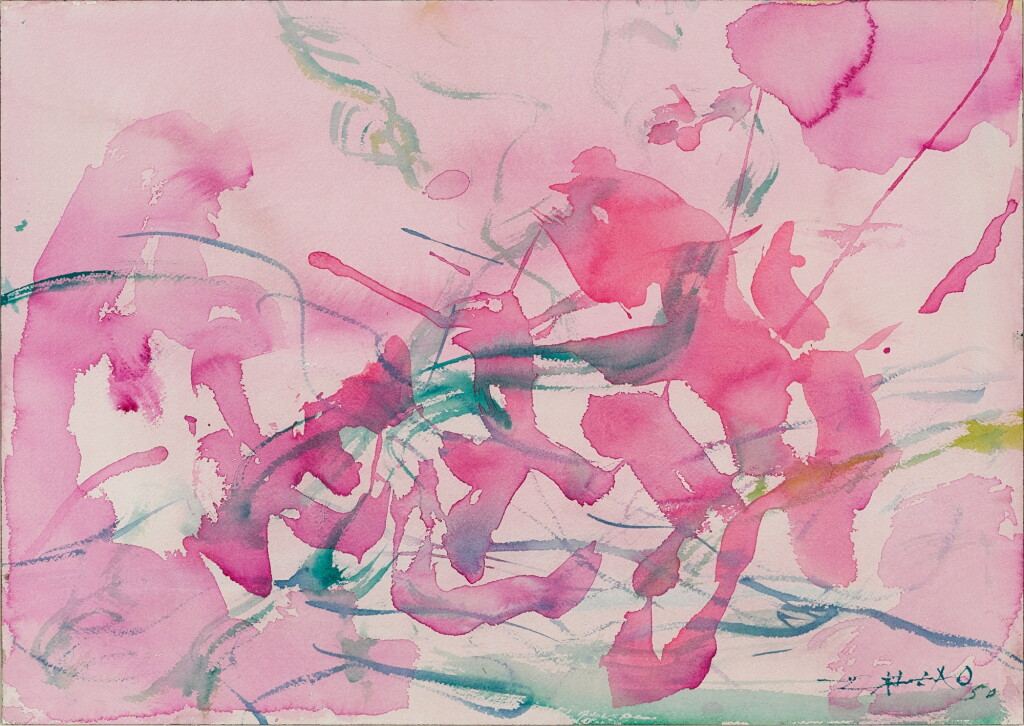 View full screen - View 1 of Lot 159. Zao Wou-Ki 趙無極 | Untitled 無題.