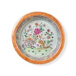 A Large Chinese Export 'Phoenix' Basin, Qing Dynasty, Qianlong Period