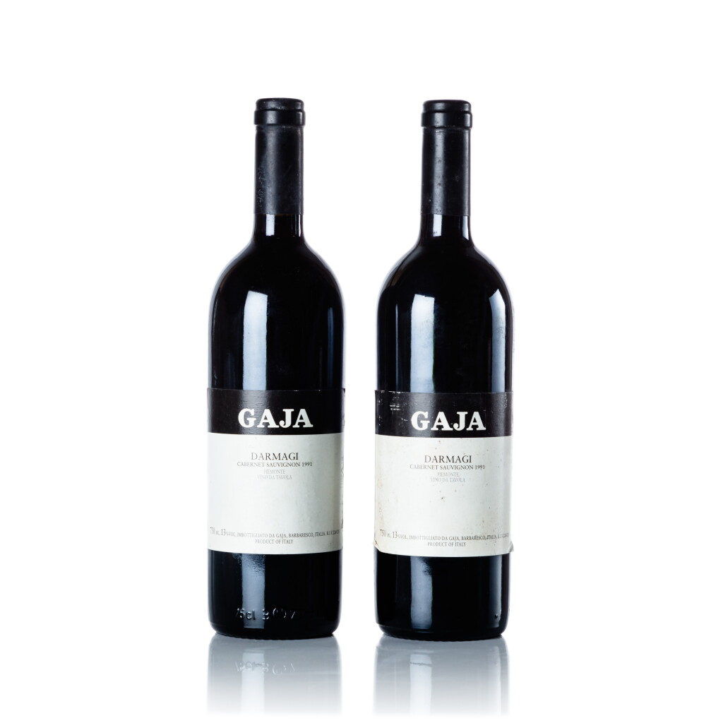 View full screen - View 1 of Lot 273. Darmagi Cabernet Sauvignon 1991 Gaja (2 BT).