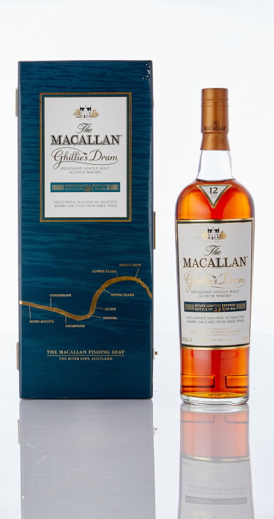 View full screen - View 1 of Lot 6044. The Macallan 12 Year Old Ghillies Dram 40.0 abv NV (1 BT70).
