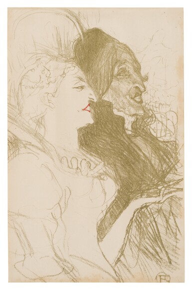 View full screen - View 1 of Lot 46. HENRI DE TOULOUSE-LAUTREC | CARNAVAL (DELTEIL 64; ADHÉMAR 42; WITTROCK 61).