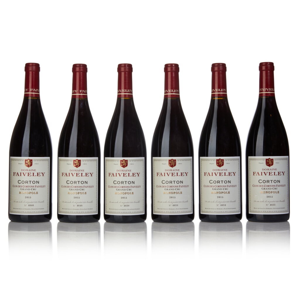 View full screen - View 1 of Lot 26. Corton, Clos des Cortons 2015 Faiveley (6 BT).