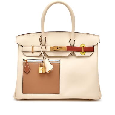 View full screen - View 1 of Lot 20. Limited Edition Nata, Chai, Cuivre, Lime, Bleu Brume, and Mauve Sylvestre Swift Colormatic Birkin 30 Gold Hardware, 2022.