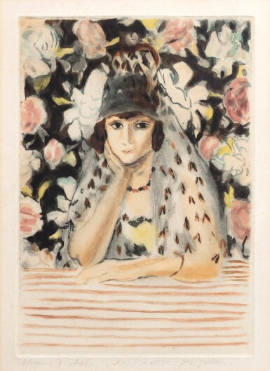 View full screen - View 1 of Lot 62. Matisse, L'Espagnole (Ginestest & Pouillon E 645).