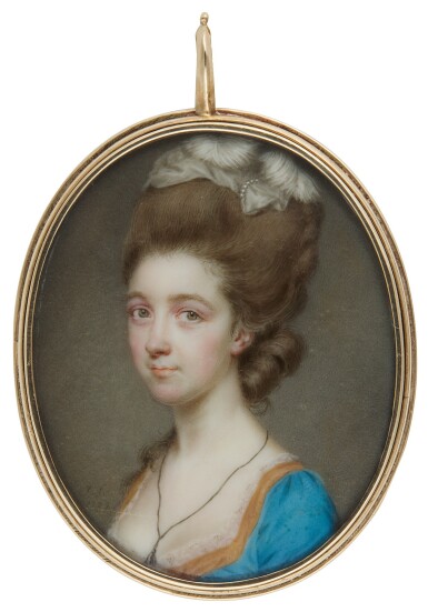View full screen - View 1 of Lot 298. JOHN SMART | PORTRAIT OF MISS HAMMOND.