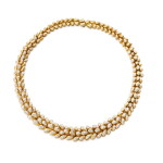 Collier or et diamants | Gold and diamond necklace