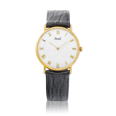 View full screen - View 1 of Lot 8231. Altiplano, Reference 9025N | A yellow gold wristwatch, Circa 1999 | 伯爵 | Altiplano 型號9025N | 黃金腕錶,約1999年製.