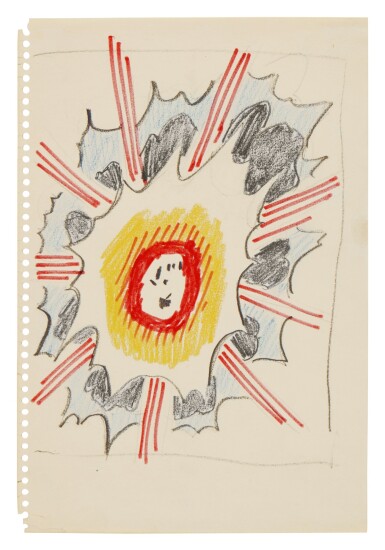 View full screen - View 1 of Lot 31. Explosion (Study).