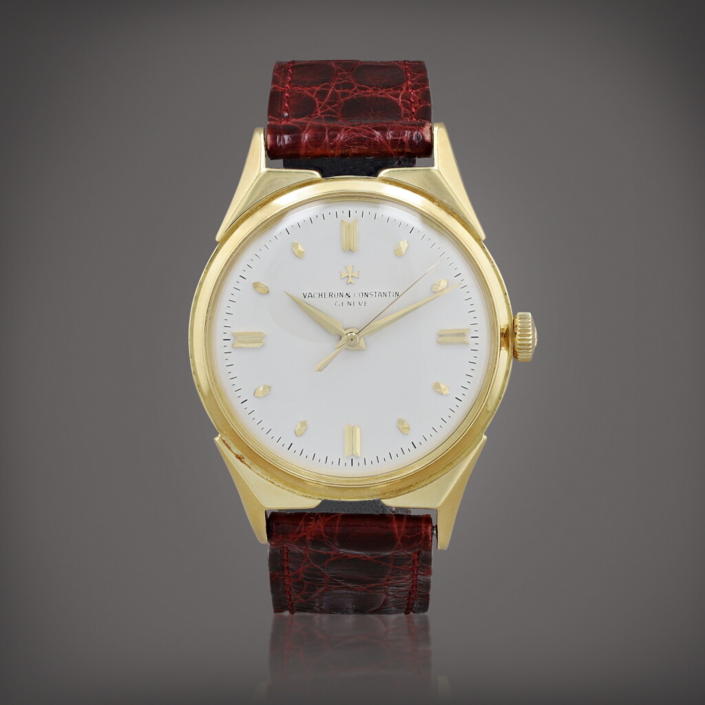 View full screen - View 1 of Lot 483. Chronometer Royal, Reference 6111 Montre bracelet en or jaune avec cornes Croix de Malte | Yellow gold wristwatch with Maltese Cross lugs Vers 1955 | Circa 1955.