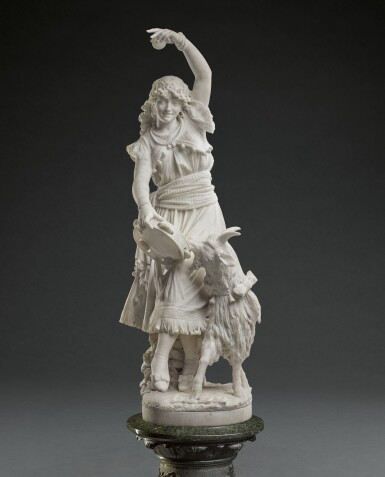 View full screen - View 1 of Lot 22. Esmeralda Dancing with a Tambourine.