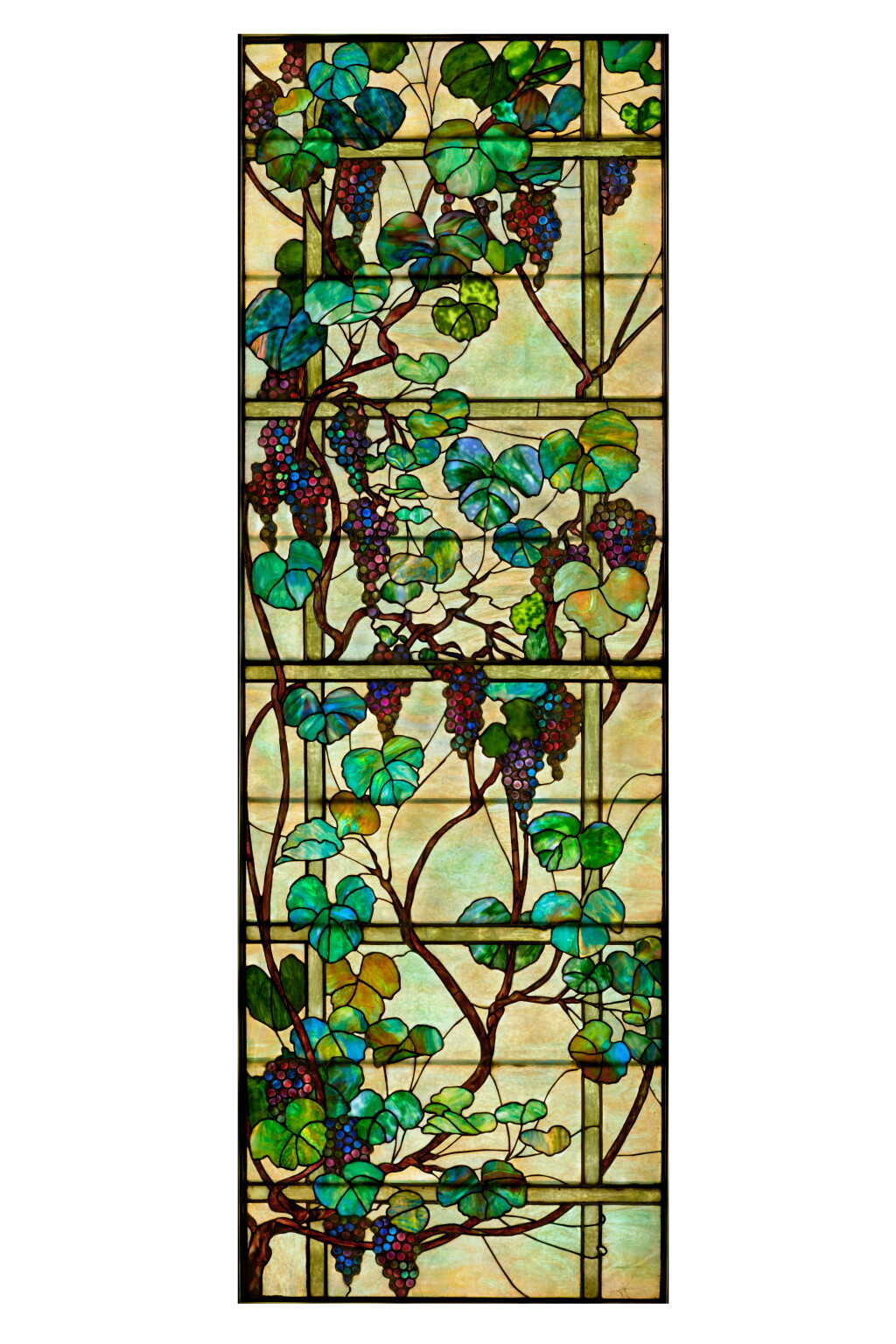 View full screen - View 1 of Lot 415. "Grapevine Trellis" Window.