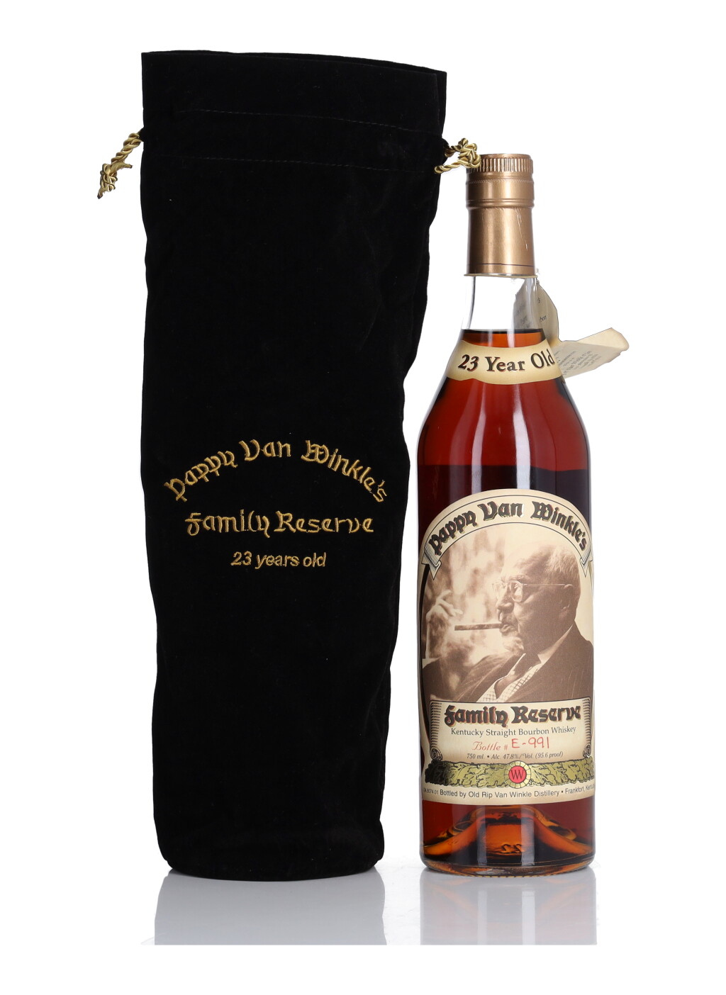 View full screen - View 1 of Lot 46. Pappy Van Winkle's 23 Year Old Family Reserve 95.6 Proof NV (1 BT 75cl).