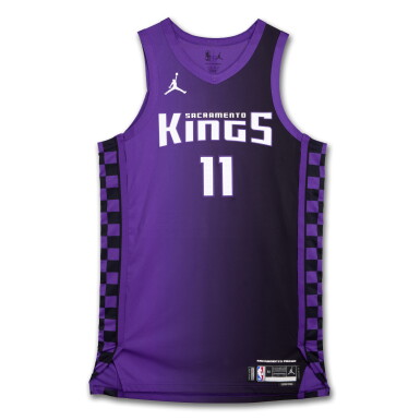 View full screen - View 1 of Lot 179. Domantas Sabonis Sacramento Kings 2024-2025 Game Worn Statement Edition Jersey | Matched to 2 Games | Double-Double.