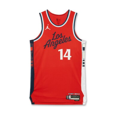 View full screen - View 1 of Lot 159. Terrance Mann Los Angeles Clippers 2024-2025 Emirates NBA Cup Game Worn Statement Edition Jersey .