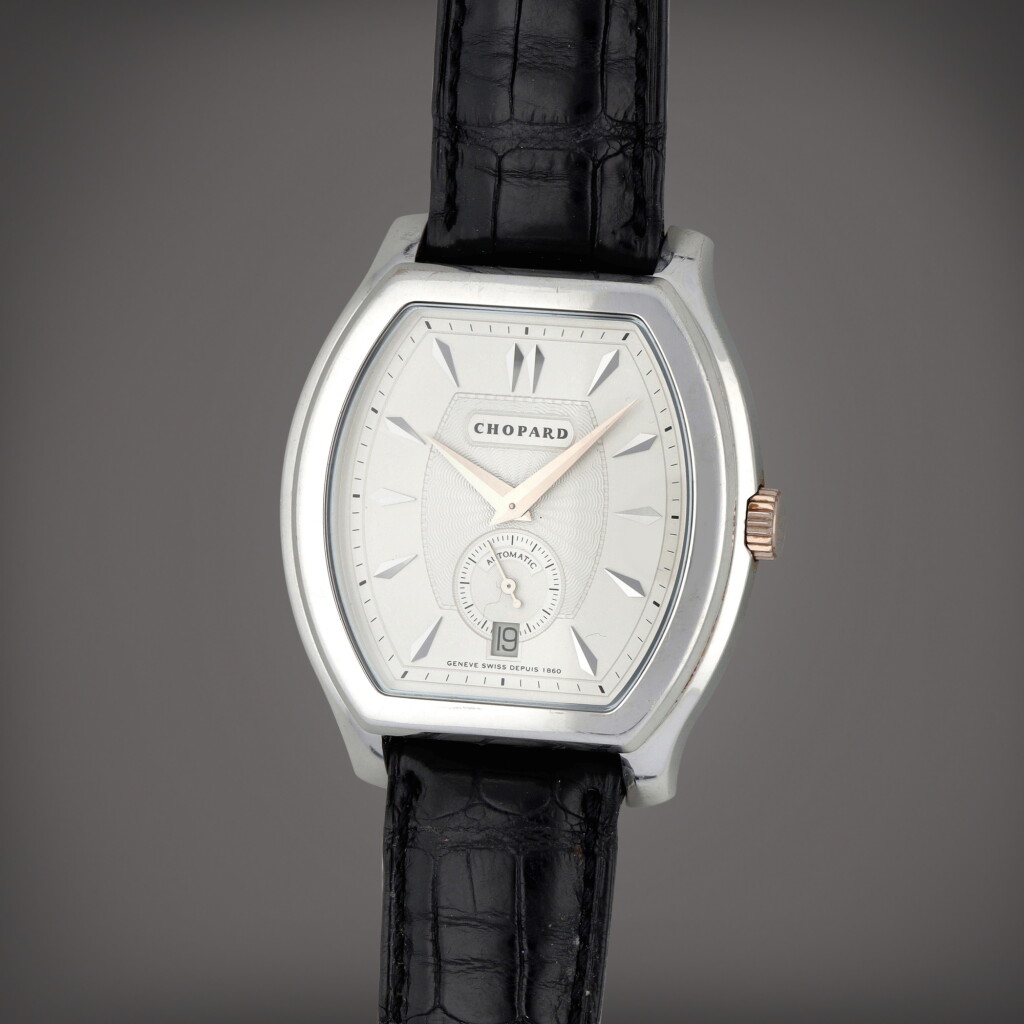 View full screen - View 1 of Lot 393. Reference 16/2267 | A white gold wristwatch with date | Circa 2005.