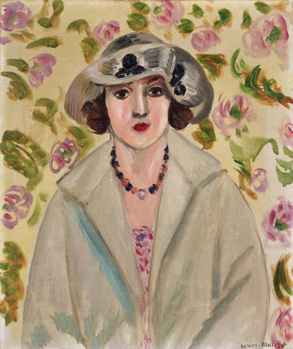 View full screen - View 1 of Lot 157. Jeune fille au chapeau de crin blanc.