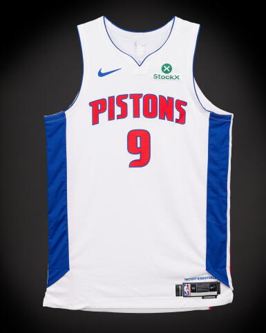 View full screen - View 1 of Lot 64. Ausar Thompson Detroit Pistons 2026 NBA Playoffs Eastern Conference Round 1 Game Worn Association Edition Jersey | Game 1 .