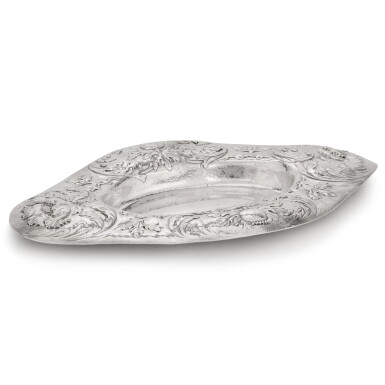 View full screen - View 1 of Lot 170. A Victorian Arts & Crafts silver dish, Gilbert Marks, London, 1899.
