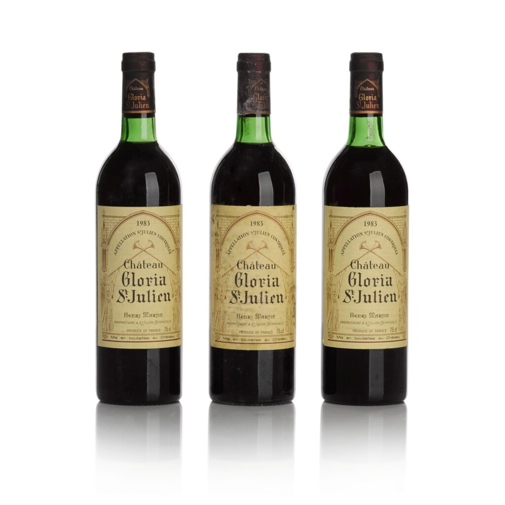 View full screen - View 1 of Lot 147. Château Gloria 1983 (3 BT).