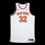 Karl-Anthony Towns New York Knicks 2025-2026 NBA Tip-Off Game Worn Association Edition Jersey | Special Edition 'All-NBA Third Team' Trophy Patch | Double-Double
